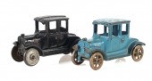 (2) ANTIQUE CAST IRON MODEL T