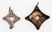 (2) ANTIQUE CIGAR GUILLOTINE C