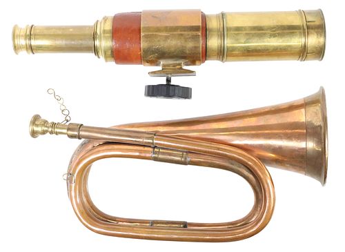 (2) ANTIQUE COPPER &AMP; BRASS