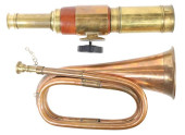 (2) ANTIQUE COPPER &AMP; BRASS