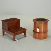 (2) ANTIQUE ENGLISH MAHOGANY B