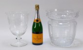 2 ANTIQUE EUROPEAN CUT GLASS W
