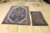 2 ANTIQUE & FINELY HAND KNOTTE