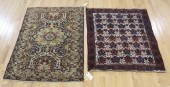 2 ANTIQUE & FINELY HAND WOVEN