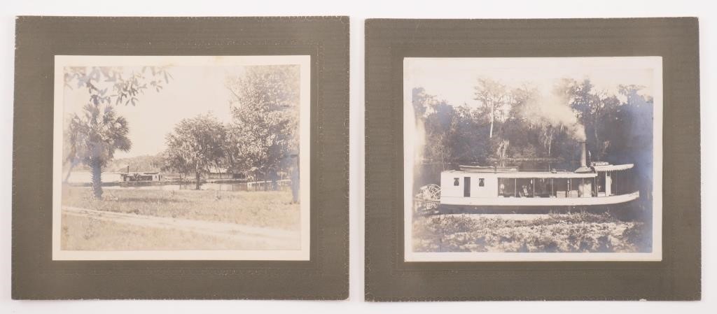 2 ANTIQUE FLORIDA STEAMBOAT