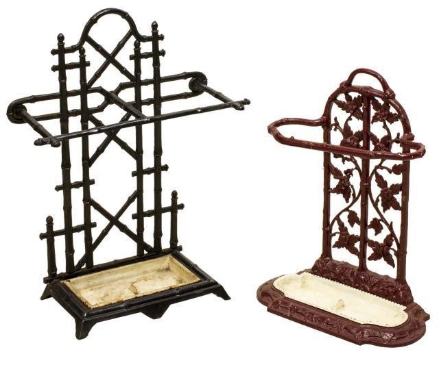 (2) ANTIQUE FRENCH CAST IRON