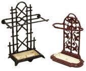 (2) ANTIQUE FRENCH CAST IRON U