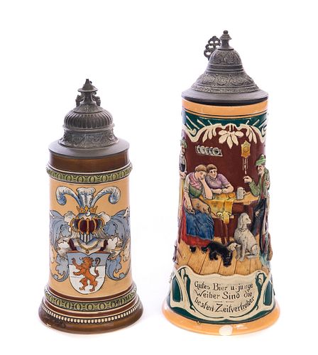 2 ANTIQUE GERMAN STEINS2 Antique