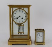 2 ANTIQUE GILT METAL CARRIAGE