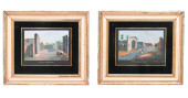 2 ANTIQUE GRAND TOUR PAINTINGS