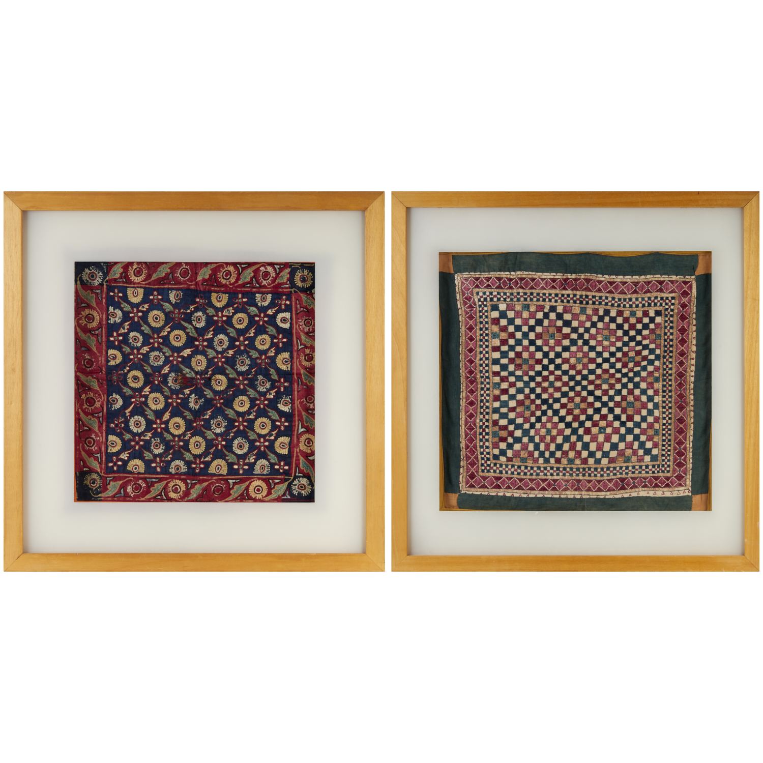 (2) ANTIQUE INDIAN FRAMED