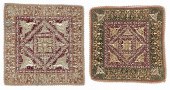 2 ANTIQUE INDONESIAN VELVET CE