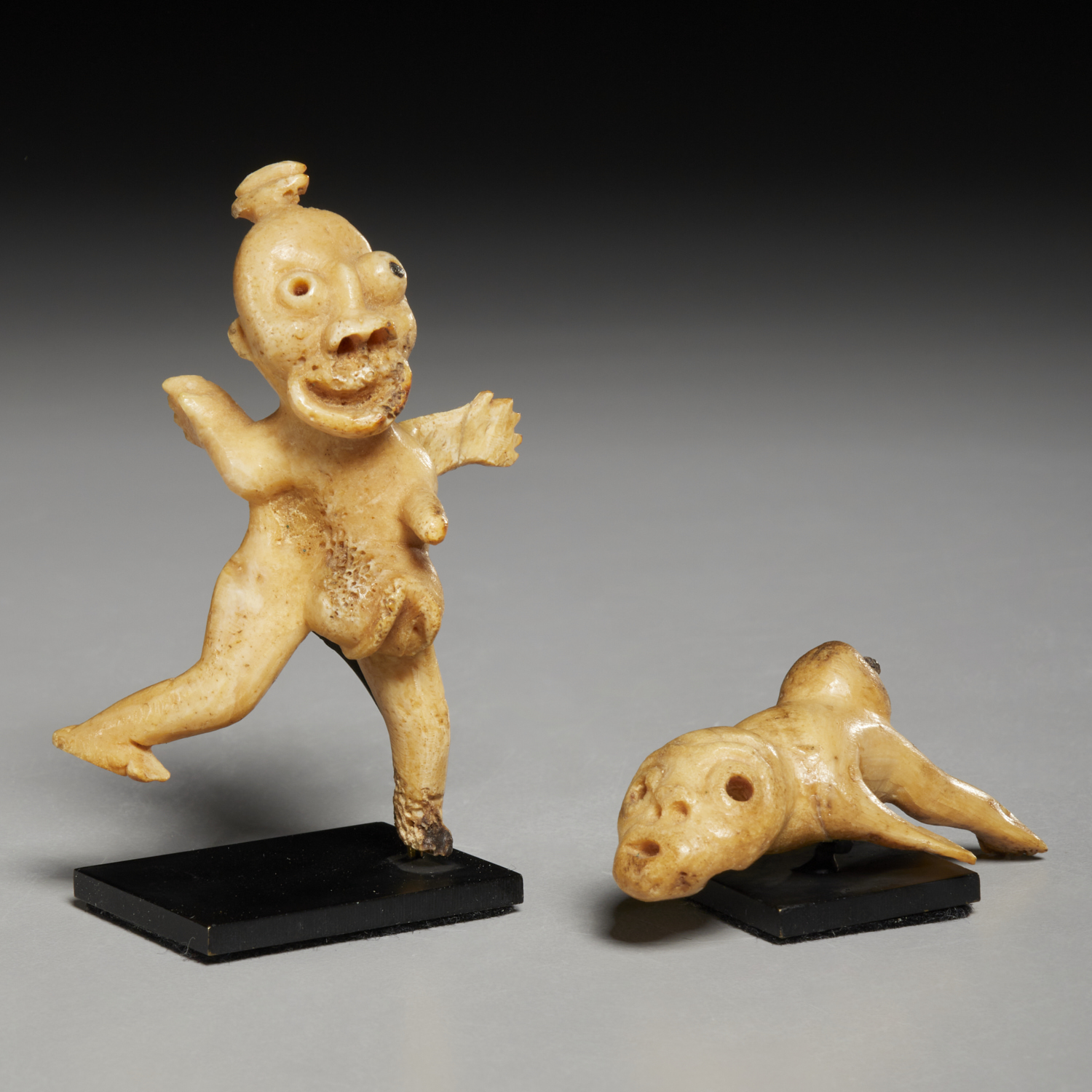 (2) ANTIQUE INUIT TUPILAQ