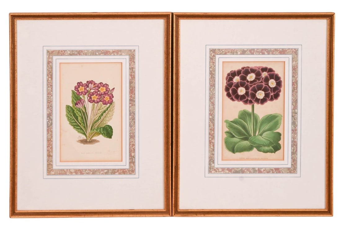 2 ANTIQUE JAS. ANDREWS FRAMED