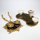 (2) ANTIQUE LOUIS XV STYLE CHI