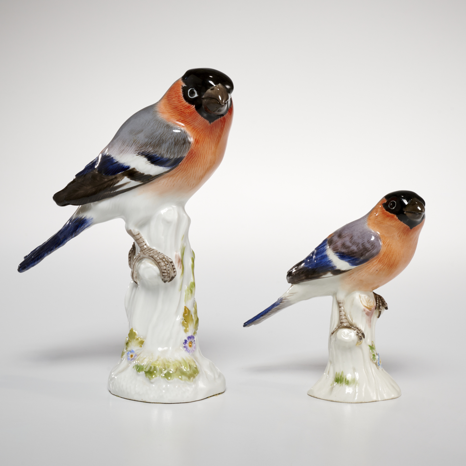(2) ANTIQUE MEISSEN PORCELAIN