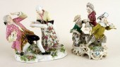 2 ANTIQUE MEISSEN PORCELAIN FI