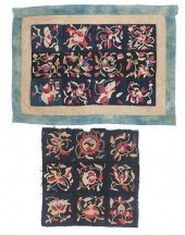 2 ANTIQUE MIAO COVERLET TEXTIL