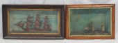 2 ANTIQUE NAUTICAL DIORAMA SHA
