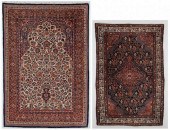 2 ANTIQUE PERSIAN AREA RUGS1st