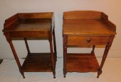 2 ANTIQUE PINE WASH STANDSLot