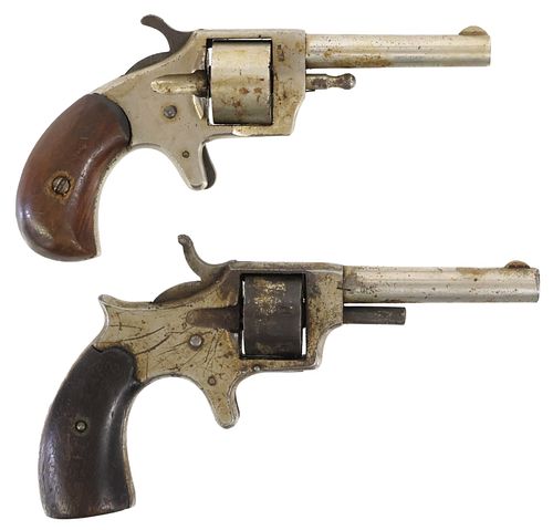(2) ANTIQUE REVOLVERS, BLUE