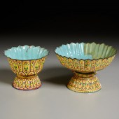 (2) ANTIQUE ROYAL THAI ENAMELE