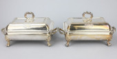 2  ANTIQUE SHEFFIELD SILVER PL