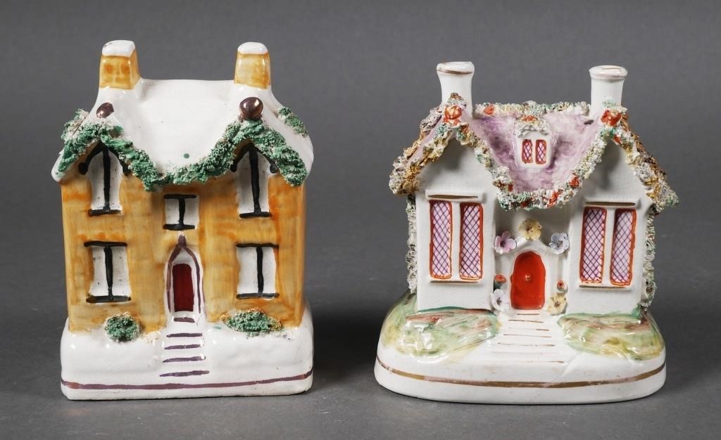 (2) ANTIQUE STAFFORDSHIRE PORCELAIN