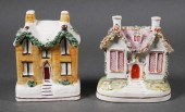 (2) ANTIQUE STAFFORDSHIRE PORC