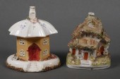 2 ANTIQUE STAFFORDSHIRE PORCEL