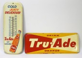 2 ANTIQUE TIN TRU-ADE ADVERTIS