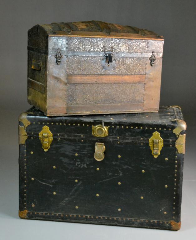 (2) Antique TrunksTo include one