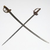 (2) ANTIQUE U.S. MILITARY SWOR