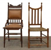 (2) ANTIQUE VICTORIAN & RUSH S