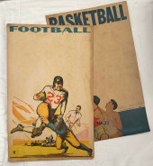 2 ANTIQUE VINTAGE FOOTBALL AND