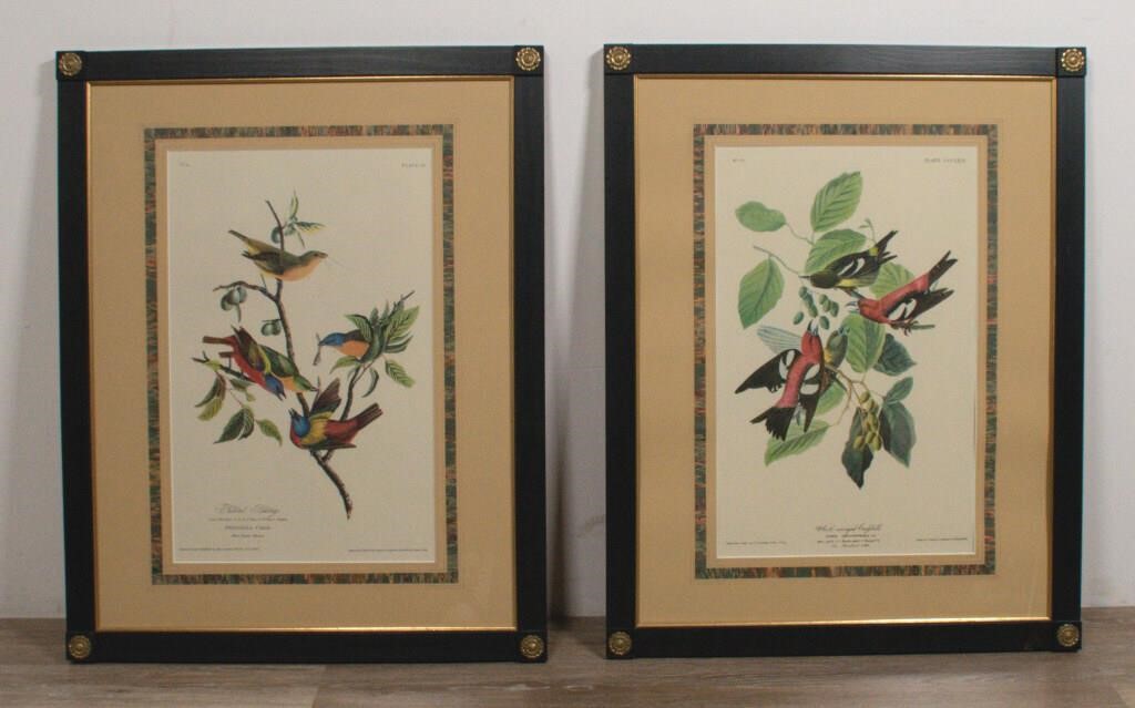 2 AQUATINTS AFTER AUDUBONPair of