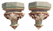 (2) ARCHITECTURAL CAST COMPOSI