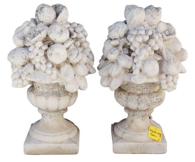 (2) ARCHITECTURAL CAST STONE