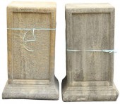 (2) ARCHITECTURAL CAST STONE P