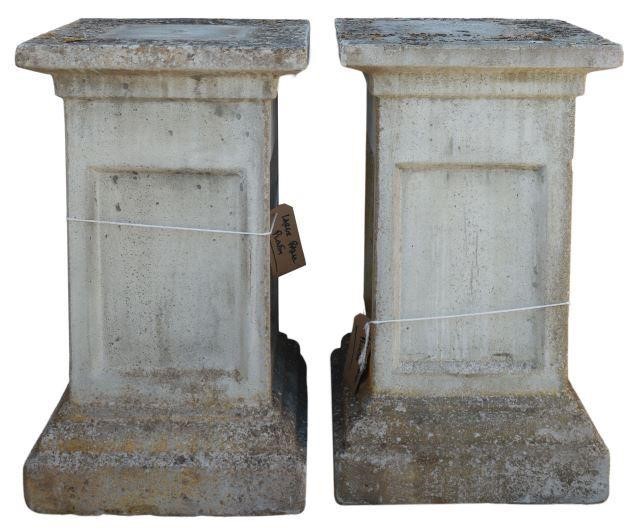(2) ARCHITECTURAL CAST STONE