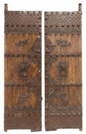 (2) ARCHITECTURAL CHINESE IRON