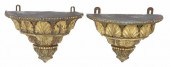 (2) ARCHITECTURAL FRENCH GILT