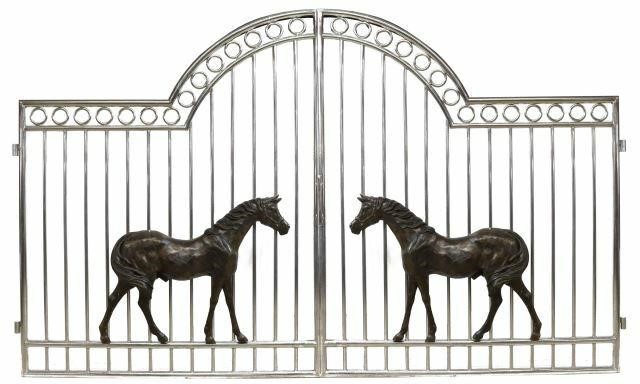 (2) ARCHITECTURAL GATES MOUNTED