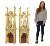 (2) ARCHITECTURAL GOTHIC REVIV