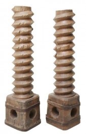 (2) ARCHITECTURAL GRAPE PRESS