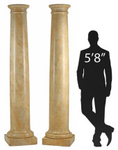 (2) ARCHITECTURAL MARBLEIZED D