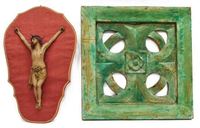 (2) ARCHITECTURAL PANEL & RELIGIOUS