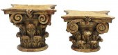 (2) ARCHITECTURAL PARCEL GILT