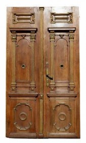 (2) ARCHITECTURAL PARCEL GILT